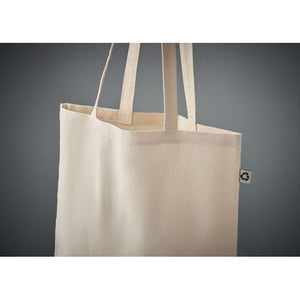 Shopper 140g in cotone riciclato beige - personalizzabile con logo