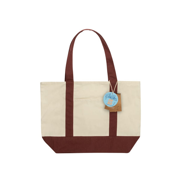 Shopper 350gm2 SHOP LOCAL in cotone riciclato AWARE™ - personalizzabile con logo