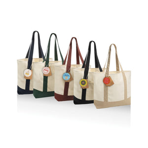 Shopper 350gm2 SHOP LOCAL in cotone riciclato AWARE™ - personalizzabile con logo