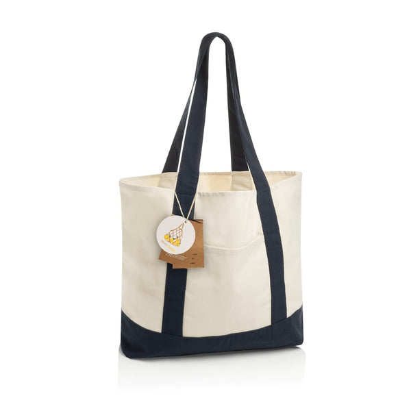 Shopper 350gm2 SHOP LOCAL in cotone riciclato AWARE™ - personalizzabile con logo
