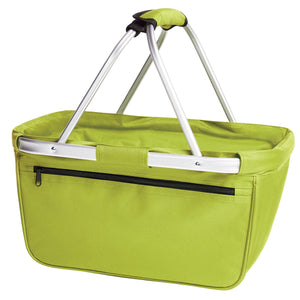 shopper BASKET Light Green / UNICA - personalizzabile con logo