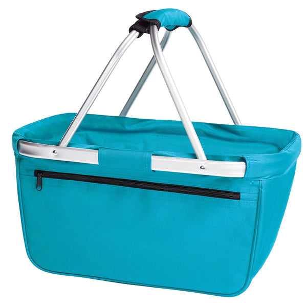 shopper BASKET Teal / UNICA - personalizzabile con logo