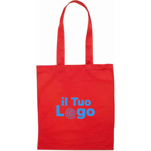Shopper colorata 140gr - personalizzabile con logo - rosso