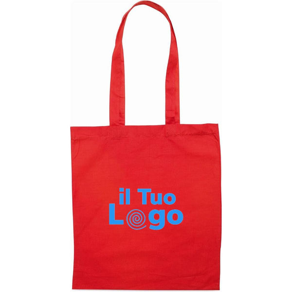 Shopper colorata 140gr - personalizzabile con logo - rosso