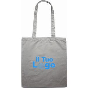 Shopper colorata 140gr - personalizzabile con logo- grigio