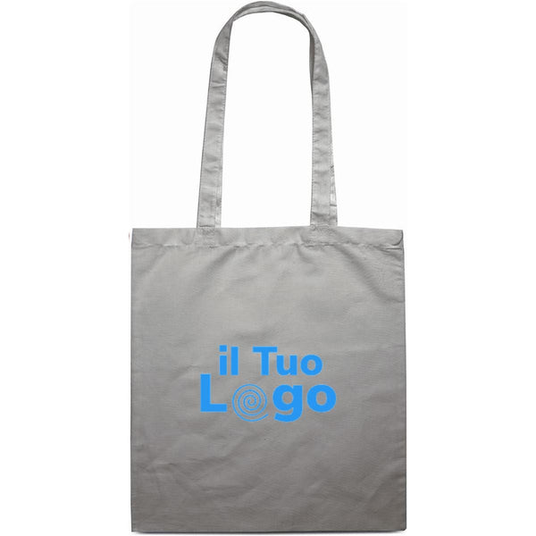 Shopper colorata 140gr - personalizzabile con logo- grigio