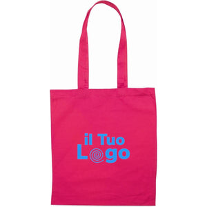 Shopper colorata 140gr - personalizzabile con logo - rosa