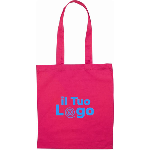 Shopper colorata 140gr - personalizzabile con logo - rosa