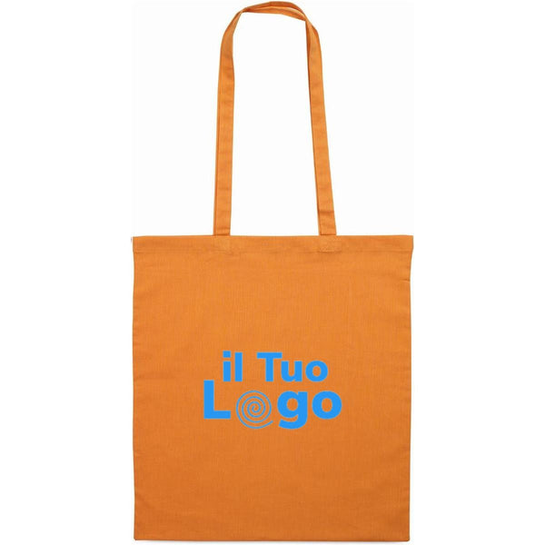 Shopper colorata 140gr - personalizzabile con logo - arancione