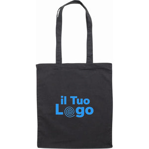 Shopper colorata 140gr - personalizzabile con logo - nero