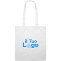 Shopper colorata 140gr - personalizzabile con logo - bianco