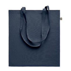 Shopper colorata in cotone riciclato - personalizzabile con logo