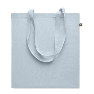 Shopper colorata in cotone riciclato - personalizzabile con logo