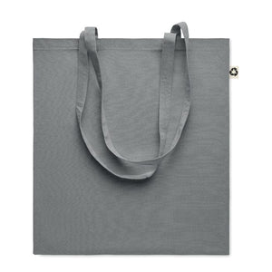 Shopper colorata in cotone riciclato - personalizzabile con logo