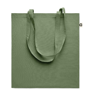 Shopper colorata in cotone riciclato - personalizzabile con logo