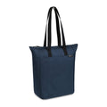 Shopper con cerniera Renew in rPET AWARE™ blu navy - personalizzabile con logo