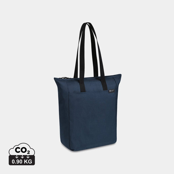 Shopper con cerniera Renew in rPET AWARE™ - personalizzabile con logo