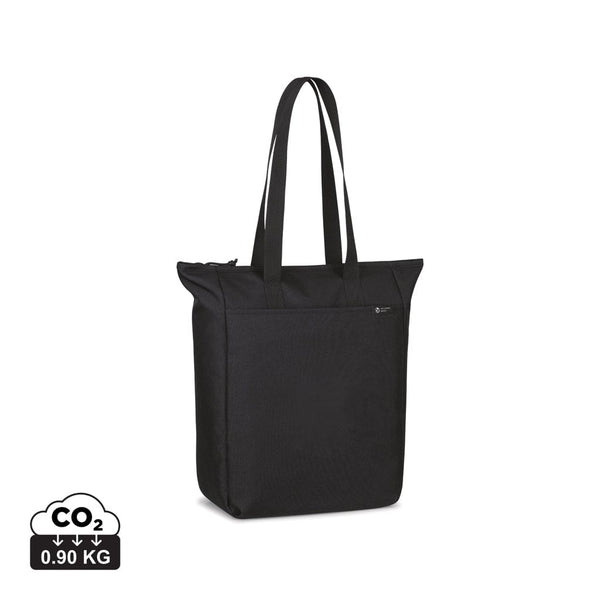 Shopper con cerniera Renew in rPET AWARE™ - personalizzabile con logo