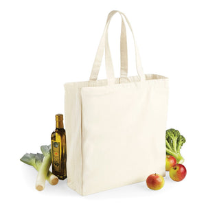 Shopper Cotone Deluxe con Soffietto - personalizzabile con logo