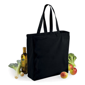 Shopper Cotone Deluxe con Soffietto - personalizzabile con logo