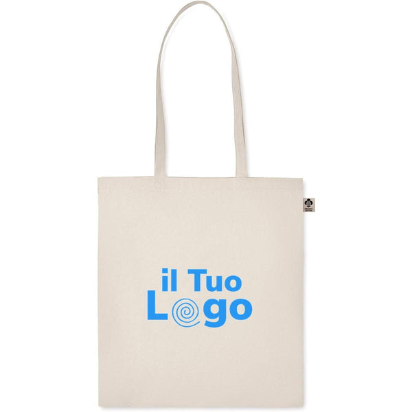 Shopper cotone organico beige - personalizzabile con logo