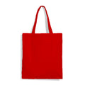 Shopper Cotone Premium rosso / UNICA - personalizzabile con logo