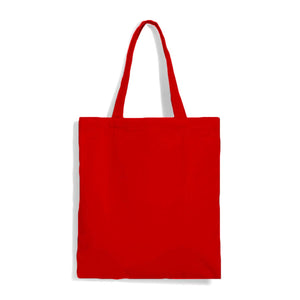 Shopper Cotone Premium rosso / UNICA - personalizzabile con logo