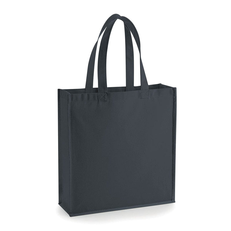 Shopper Cotone Super Pesante grigio scuro / UNICA - personalizzabile con logo