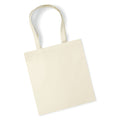 Shopper Deluxe in Cotone Organico beige / UNICA - personalizzabile con logo