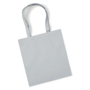 Shopper Deluxe in Cotone Organico grigio / UNICA - personalizzabile con logo