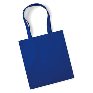 Shopper Deluxe in Cotone Organico royal / UNICA - personalizzabile con logo