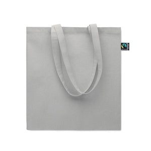 Shopper Fairtrade 180 gr colorata soffietto - personalizzabile con logo