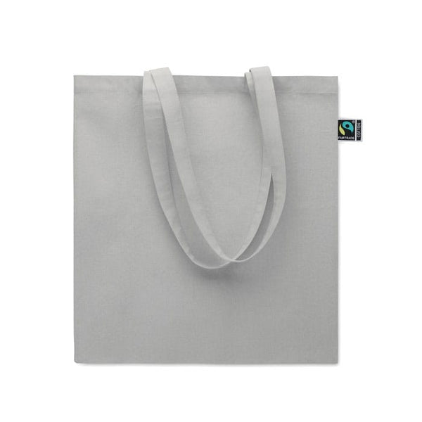 Shopper Fairtrade 180 gr colorata soffietto - personalizzabile con logo