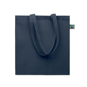 Shopper Fairtrade 180 gr colorata soffietto - personalizzabile con logo