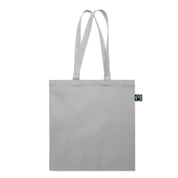 Shopper Fairtrade 180 gr colorata soffietto - personalizzabile con logo
