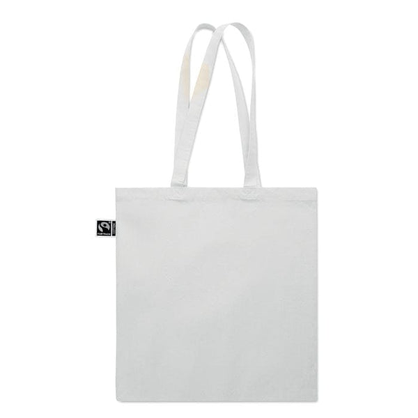 Shopper Fairtrade 180 gr colorata soffietto - personalizzabile con logo