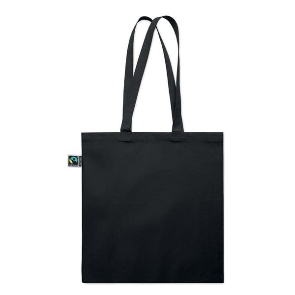 Shopper Fairtrade 180 gr colorata soffietto - personalizzabile con logo