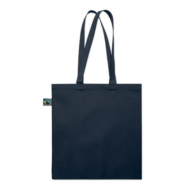 Shopper Fairtrade 180 gr colorata soffietto - personalizzabile con logo