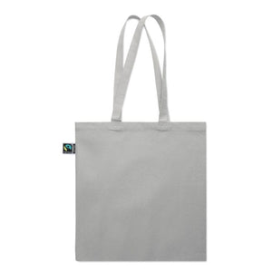 Shopper Fairtrade 180 gr colorata soffietto - personalizzabile con logo