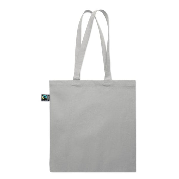 Shopper Fairtrade 180 gr colorata soffietto - personalizzabile con logo