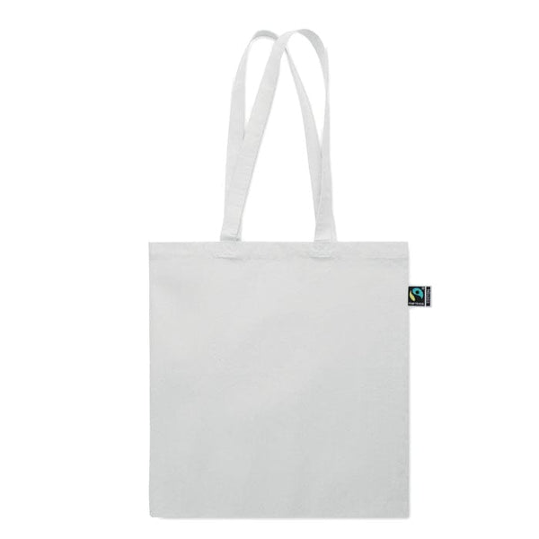 Shopper Fairtrade 180 gr colorata soffietto - personalizzabile con logo