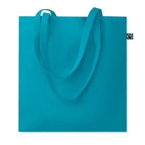 Shopper Fairtrade 180gr colorata Azzurro - personalizzabile con logo