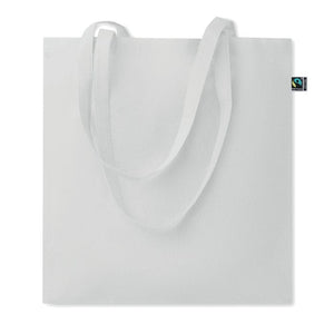 Shopper Fairtrade 180gr colorata Bianco - personalizzabile con logo