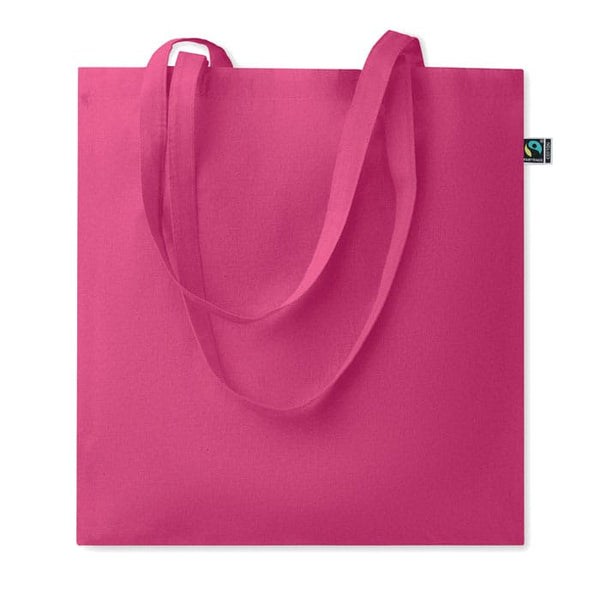 Shopper Fairtrade 180gr colorata Fucsia - personalizzabile con logo