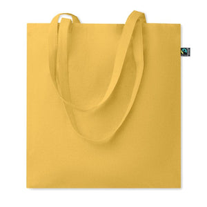 Shopper Fairtrade 180gr colorata Giallo - personalizzabile con logo
