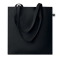 Shopper Fairtrade 180gr colorata Nero - personalizzabile con logo