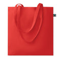 Shopper Fairtrade 180gr colorata Rosso - personalizzabile con logo