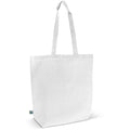 Shopper Fairtrade 270g soffietto Bianco - personalizzabile con logo