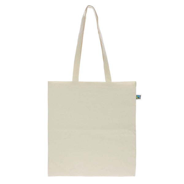 Shopper Fairtrade natural 140g beige - personalizzabile con logo