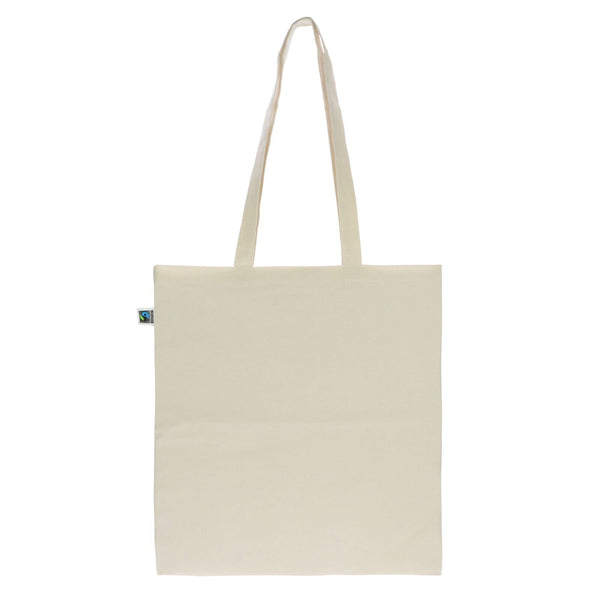 Shopper Fairtrade natural 140g beige - personalizzabile con logo